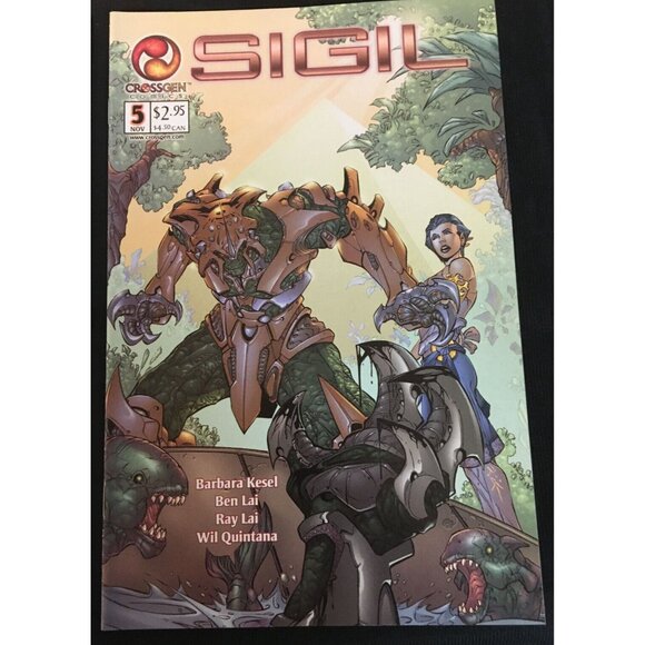 10 Crossgen Comics Meridian Sigil Coyote Chronicle Crux Negation Crica 1983-2002 - Picture 6 of 12